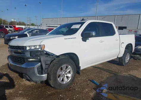 2020 Chevrolet Silverado 1500 2Wd Short Bed Lt из США, поврежденный, VIN 1GCPWCED8LZ252315